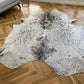 Lana Cowhide Premium Floor Rug - Brown - Large