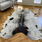 Lana Cowhide Premium Floor Rug - Black & White - Large