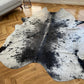 Lana Cowhide Premium Floor Rug - Black & White - Large